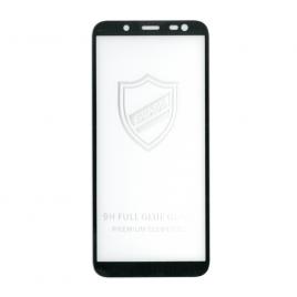 Folie sticla full size cu adeziv pe toata suprafata EuroCELL pentru Samsung Galaxy J6 2018 negru