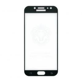 Folie sticla full size cu adeziv pe toata suprafata EuroCELL pentru Samsung Galaxy J7 2017 negru