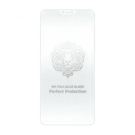 Folie sticla full size cu adeziv pe toata suprafata EuroCELL pentru VIVO X21 alb