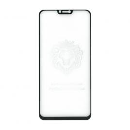 Folie sticla full size cu adeziv pe toata suprafata EuroCELL pentru VIVO X21 negru