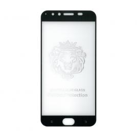 Folie sticla full size cu adeziv pe toata suprafata EuroCELL pentru VIVO X9 negru