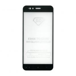 Folie sticla full size cu adeziv pe toata suprafata EuroCELL pentru Xiaomi MI 5X negru