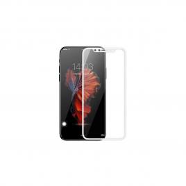 Folie Sticla iPhone XiPhone XSiPhone 11 Pro - Pro+ 3D Soft Full Glue Alb