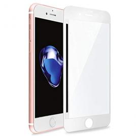 Folie de protectie iPhone 7/8+ Tempered Glass 5D Full Glue White