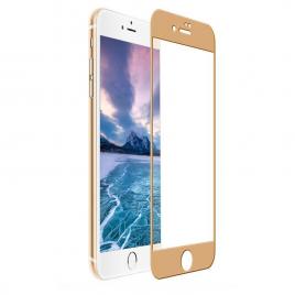Folie de protectie iPhone 7/8 Tempered Glass 3D Gold