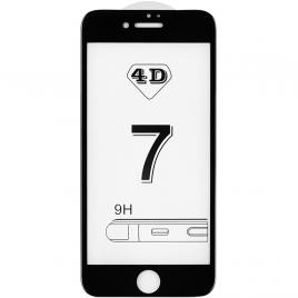 Folie sticla Kabelwelt 4D Full body Black pentru Apple iPhone 7 Plus