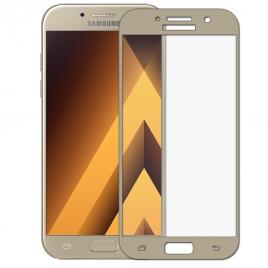 Folie Sticla Securizata Full Screen Samsung Galaxy A7 2017Gold