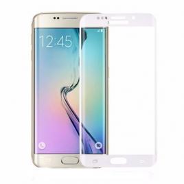 Folie Sticla Securizata Full Screen Samsung Galaxy S6 Alb