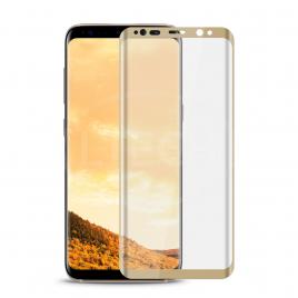 Folie full cover Samsung Galaxy S8 gold auriu