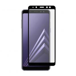 Folie Sticla Premium pentru Samsung Galaxy A8 (2018) 5D Full Cover (acopera tot ecranul) Full Glue Negru