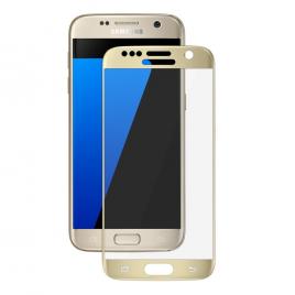 Folie Sticla Samsung Galaxy S7 Flippy Full Face Auriu