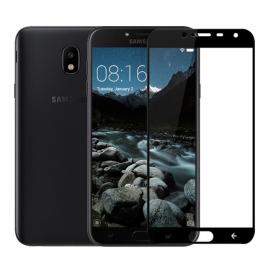 Folie protectie sticla securizata full size pentru Samsung Galaxy J4 2018 negru