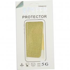 Colant sticker model carbon auriu gold iphone 5/5S + folie protectie ecran
