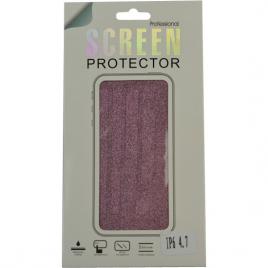 Colant sticker model carbon roz iphone 6/6S + folie protectie ecran
