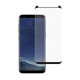 Folie Sticla 9H pentru Samsung Galaxy S8 3D Full Cover (acopera tot ecranul) Camera View Negru