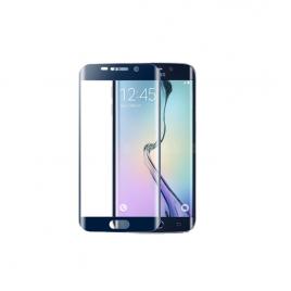 Folie de protectie tempered glass Samsung Galaxy S6 Edge Albastra