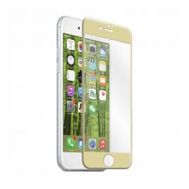 Folie din sticla contur OkMore pentru iPhone 7 auriu