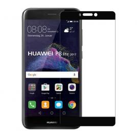 Folie din sticla full size OkMore pentru Huawei P8 Lite 2017 negru