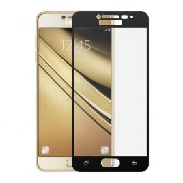 Folie din sticla temperata full size OkMore pentru Galaxy C5 negru