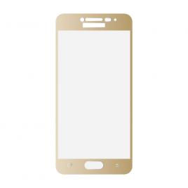 Folie din sticla temperata full size OkMore pentru Galaxy J5 2016 auriu