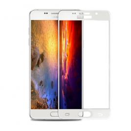 Folie din sticla temperata full size OkMore pentru Galaxy J5 2017 alb