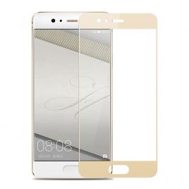 Folie din sticla temperata full size OkMore pentru Huawei P10 Plus auriu