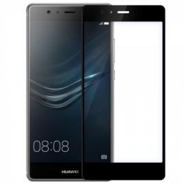 Folie din sticla temperata full size OkMore pentru Huawei P9 Plus negru