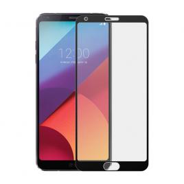 Folie din sticla temperata full size OkMore pentru LG G6 negru