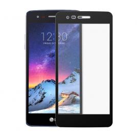 Folie din sticla temperata full size OkMore pentru LG K8 2017 negru