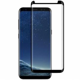 Folie sticla curbata Full Glue pentru Samsung Galaxy S8 Plus Negru