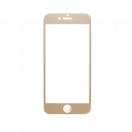 Folie sticla protectie ecran Full Face 4D margini aurii pentru Apple iPhone 7 Plus 8 Plus