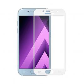 Folie sticla protectie ecran Tempered Glass 3D cu rama alba pentru Samsung Galaxy A5 2017 (SM-A520)