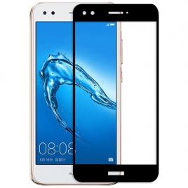 Folie sticla securizata Full Cover Full Glue pentru Huawei P9 Lite Mini 2017 Negru