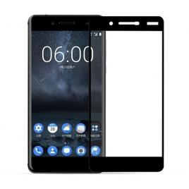 Folie sticla securizata Full Cover Full Glue pentru Nokia 7 Negru