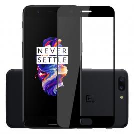 Folie sticla securizata Full Cover Full Glue pentru OnePlus 5 Negru