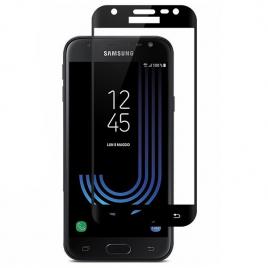 Folie sticla securizata Full Cover Full Glue pentru Samsung Galaxy J3 (2017) Negru