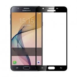Folie sticla securizata Full Cover Full Glue pentru Samsung Galaxy J7 Prime Negru