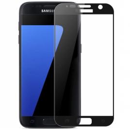 Folie sticla securizata Full Cover Full Glue pentru Samsung Galaxy S7 Negru