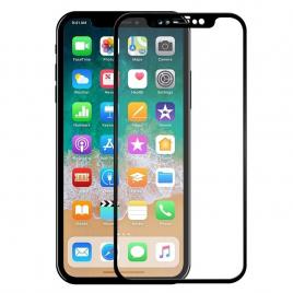 Folie sticla securizata Full Cover Full Glue pentru iPhone X Negru