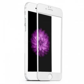 Folie protectie mata ANTIREFLEX din sticla securizata iPhone 6 Full 3D White