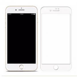 Folie protectie mata ANTIREFLEX din sticla securizata iPhone 7 Full 3D White