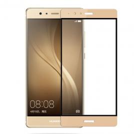 Folie protectie sticla securizata Huawei P9 Plus Full 3D Gold