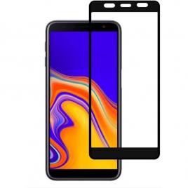 Folie sticla 3D full cover 9H 0.2mm protectie ecran Samsung J4 PLUS (2018)  BLACK