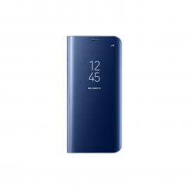 Husa Samsung Galaxy A8 2018 Flippy® Flip Cover Oglinda Albastru