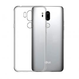 Husa de silicon ultrasubtire EuroCELL pentru LG G7 ThinQ alb transparent