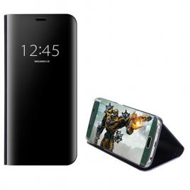Husa flip clear view neagra Samsung Galaxy J6 2018
