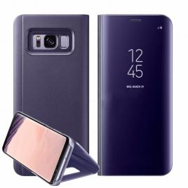 Husa flip clear view violet Samsung Galaxy S8