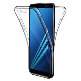 Husa Full TPU 360? (fata + spate) pentru Samsung Galaxy A7 (2018) Transparent