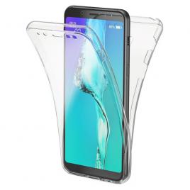 Husa Full TPU 360? (fata + spate) pentru Samsung Galaxy A8 (2018) Transparent
