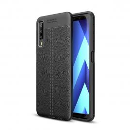Husa Protectie Silicon Tpu Auto Focus Samsung Galaxy A7 2018 Negru